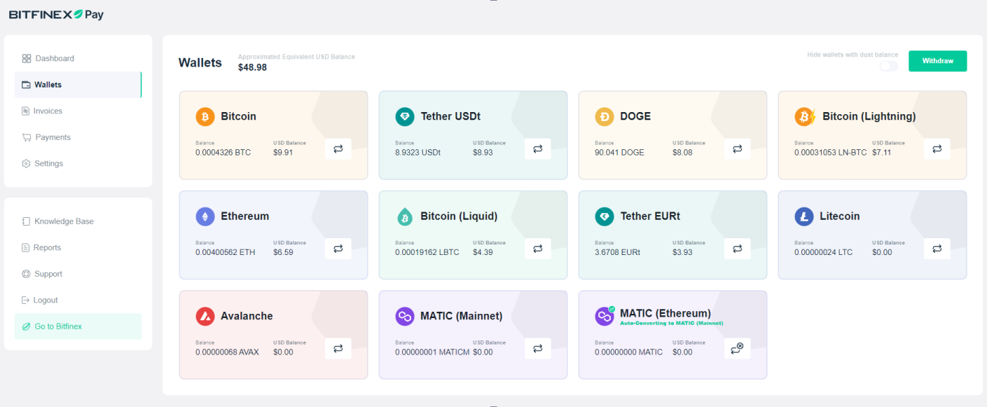 The technology on Bitfinex expands into the realm of payments with Bitfinex Pay